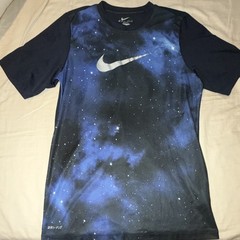 Nike Dri-FIT CR7 Galaxy Print Athletic Fit T-Shirt Men’s Size M