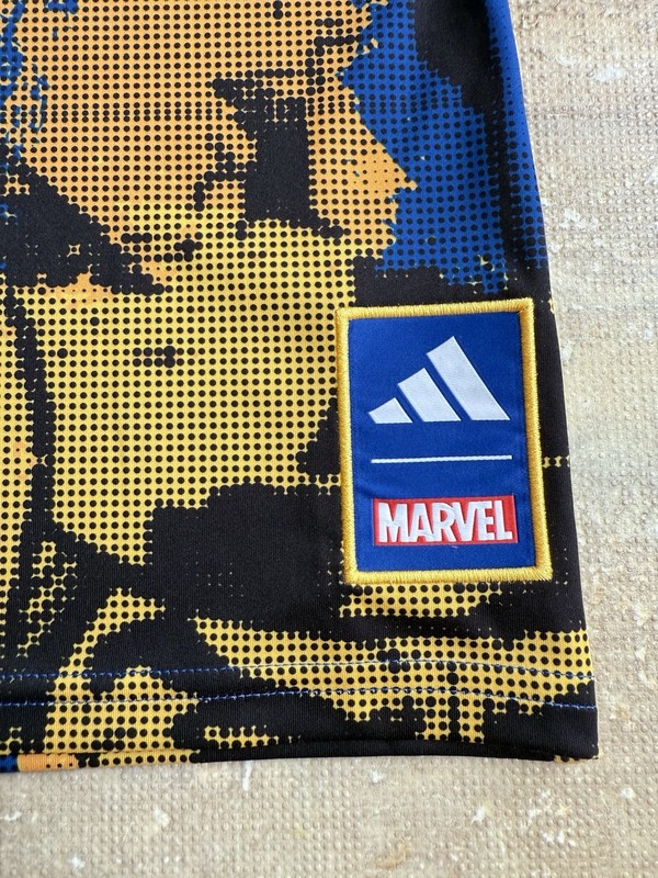 Adidas Marvel Kick Childhood Cancer Men Size 2XL Pre-Match Soccer Jersey HT3238 gallery
