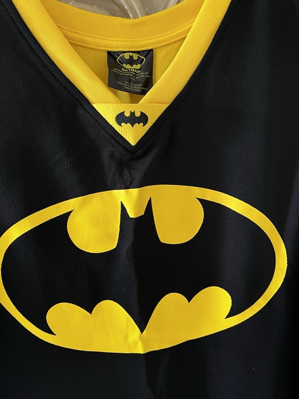 VTG HTF BATMAN Basketball Jersey #00 Mens Oversized SM DC Comics EUC gallery