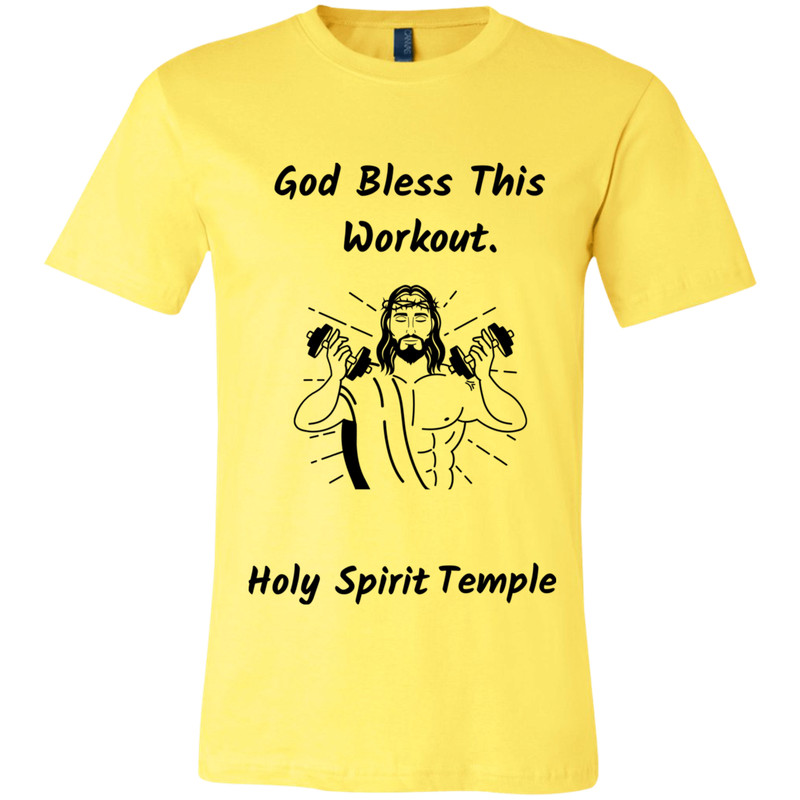 Bella & Canvas 3001C T-Shirt "Bless This Workout" 9 Colors/8 sizes gallery