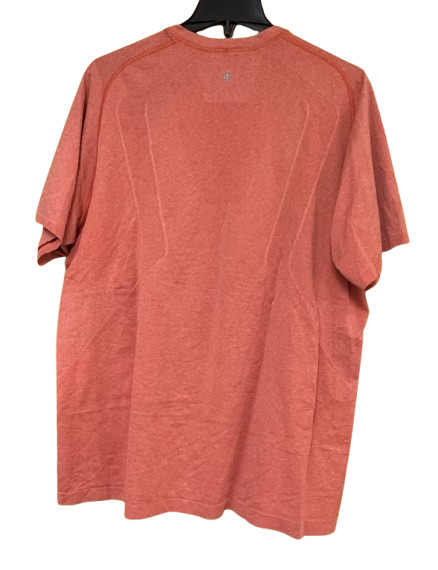 Lululemon Mens Metal Vent Tech T-Shirt XXL Heathered Orange Athletic Gym gallery