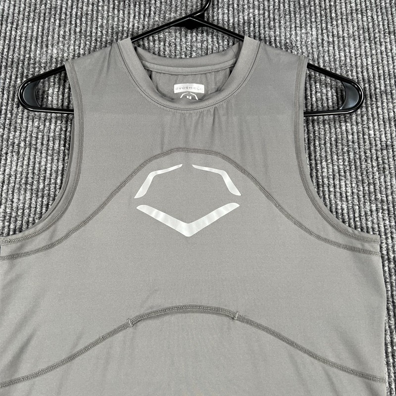 EvoShield Tank Top Shirt Mens Medium Gray Sleeveless Baseball Workout Active gallery