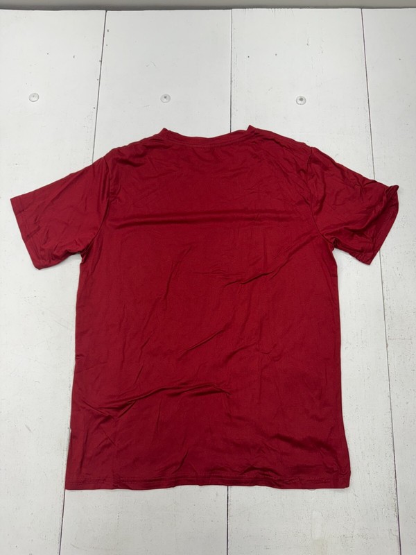 Shein Black And Red Athletic Short Sleeve Shirts Mens Size Medium gallery