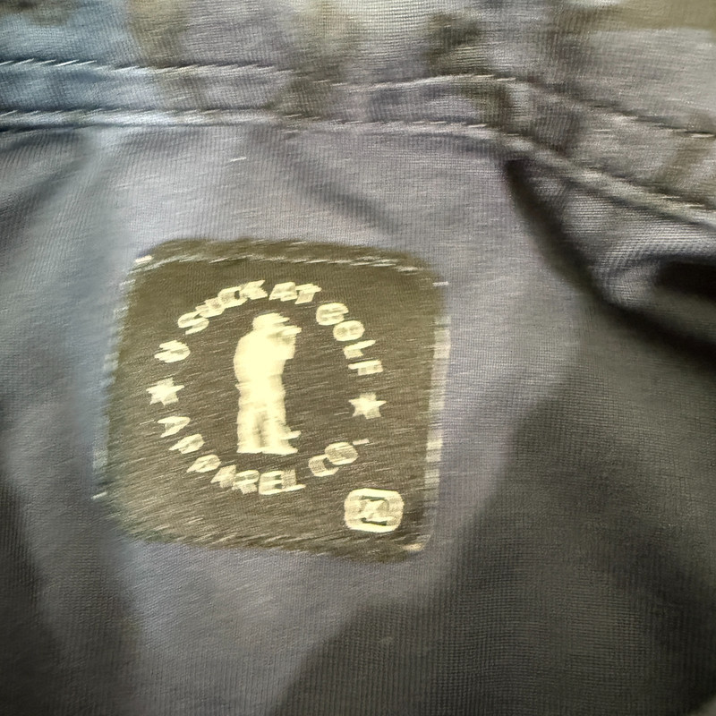 U Suck At Golf Polo Shirt Mens XL Navy Blue USAG Active Tee Outdoor Casual gallery