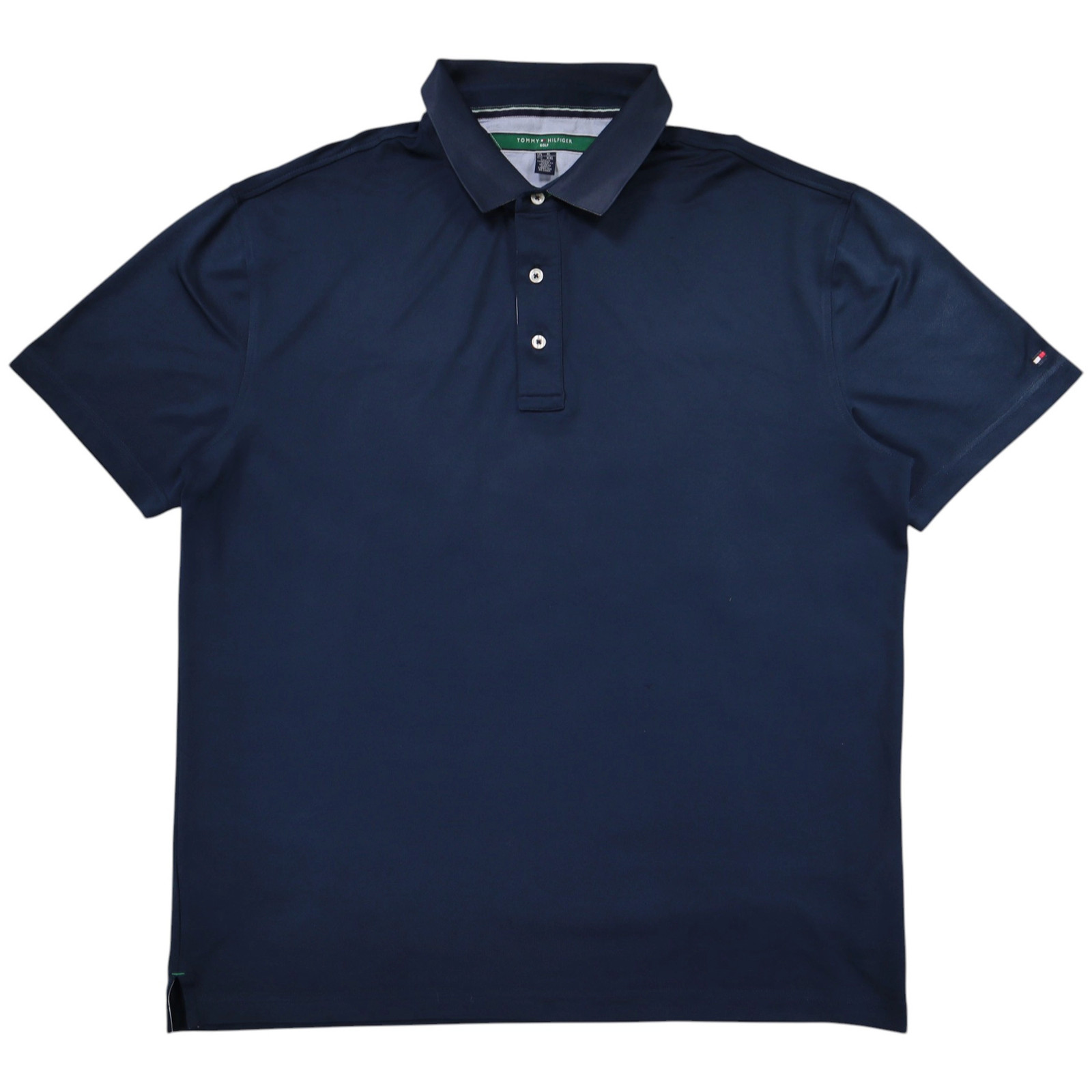Tommy Hilfiger Golf Mens Polo Shirt Size 2XL Blue Short Sleeve Polyester Blend gallery