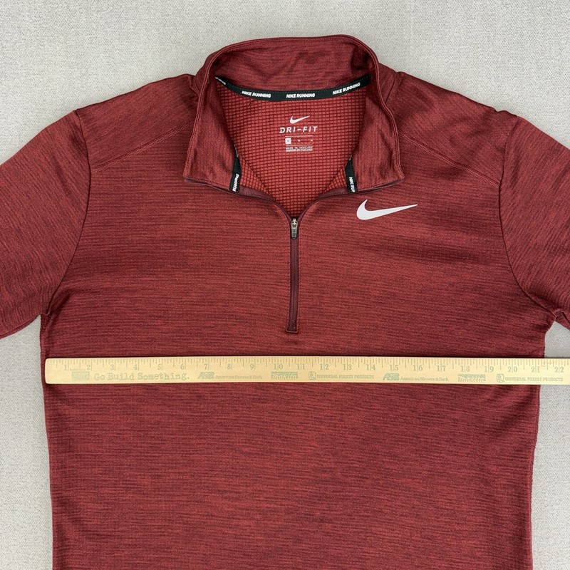 Nike Pacer Men’s M Shirt Dri Fit HHZ Flash 1/2 Zip Running Thumbholes Reflective gallery