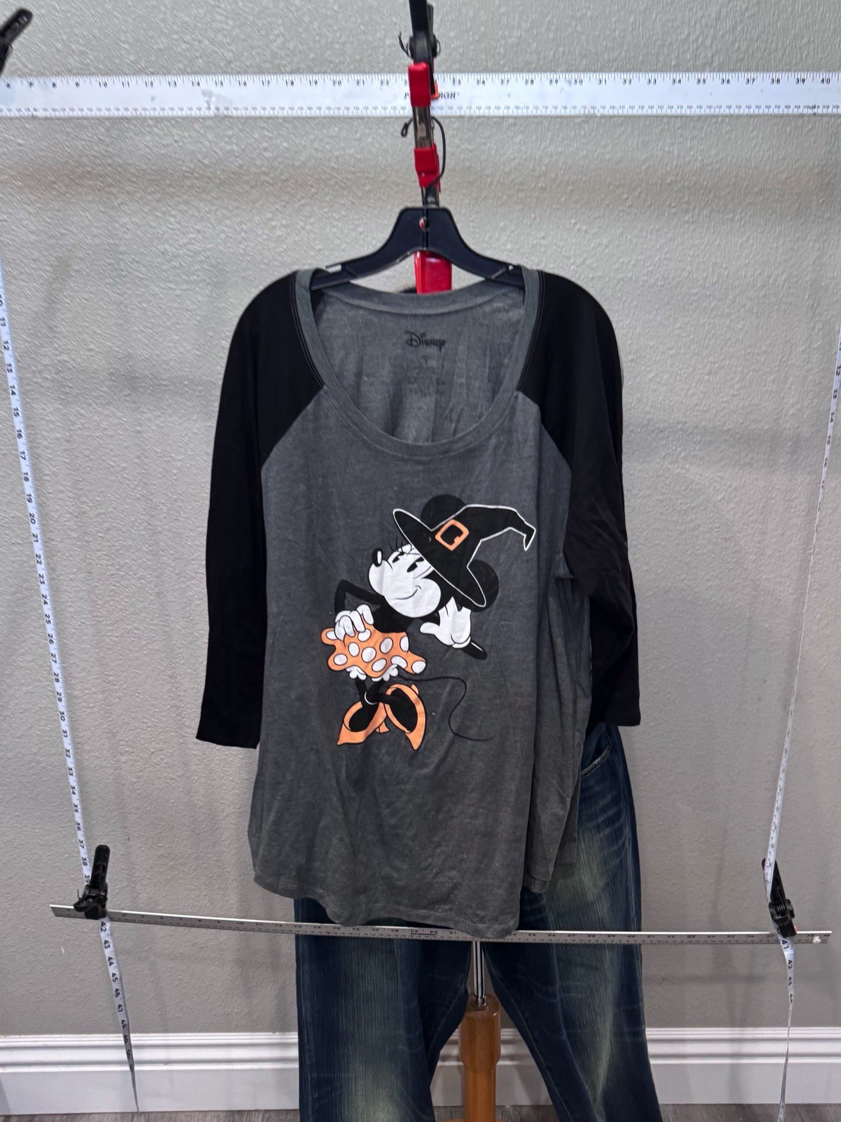 WOMENS Disney Mickey Mouse Halloween Witch 3XL XXXL Shirt gallery