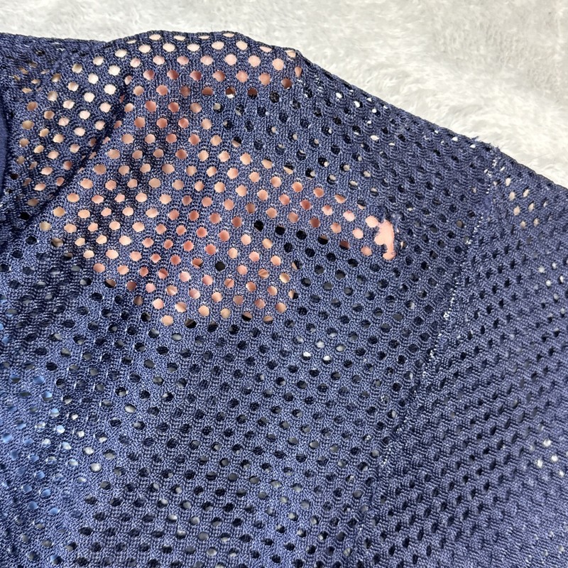 Vintage Champion Football Jersey XL Blue #43 Practice Mesh 70s 80s gallery