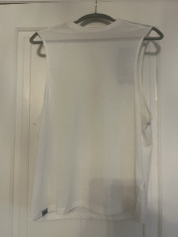 NWT Unisex XS Hoka U Glidetech Sleeveless Tank - White gallery