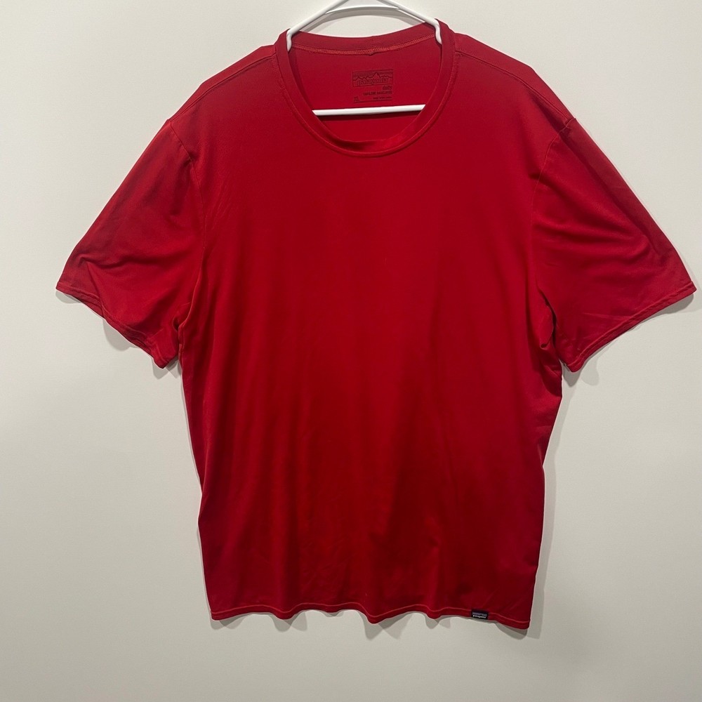 Patagonia Capilene Baselayer T Shirt Red XL Mens Everyday Performance