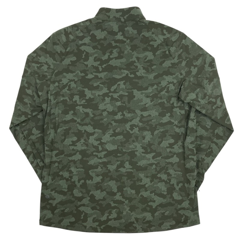Lululemon Surge Warm Half Zip Pullover Mens XL Camo Long Sleeve Athletic gallery