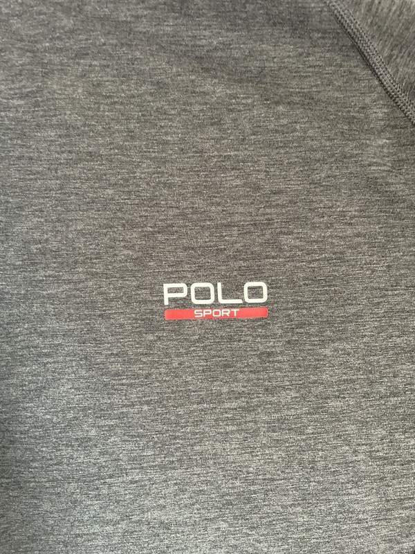 Polo Sport Ralph Lauren Performance Pullover 1/4 Zip 3XL ThermoVent Mens Gray gallery