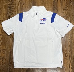 Nike Coach Performance Jacket Buffalo NFL-Football Men’s XXL Team Issue White