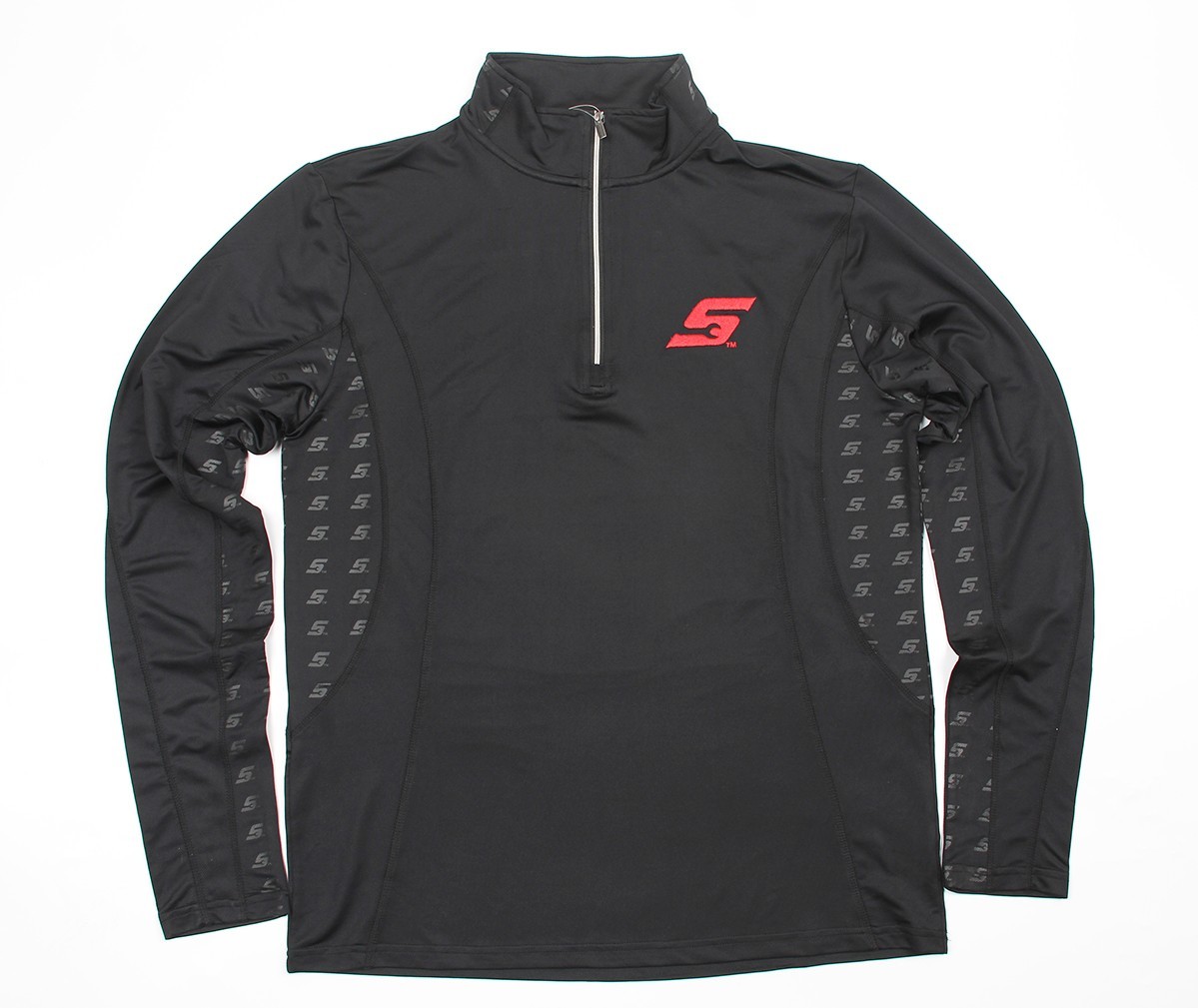Snap-on Mens Black Quarter Zip Performance Long Sleeve Athletic Fit Size XL gallery