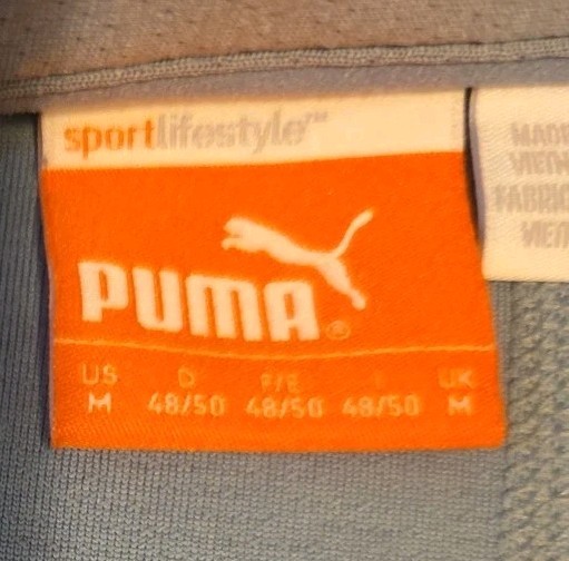 Puma Sport Lifestyle Polo Golf Shirt Mens Medium Gray Logo gallery