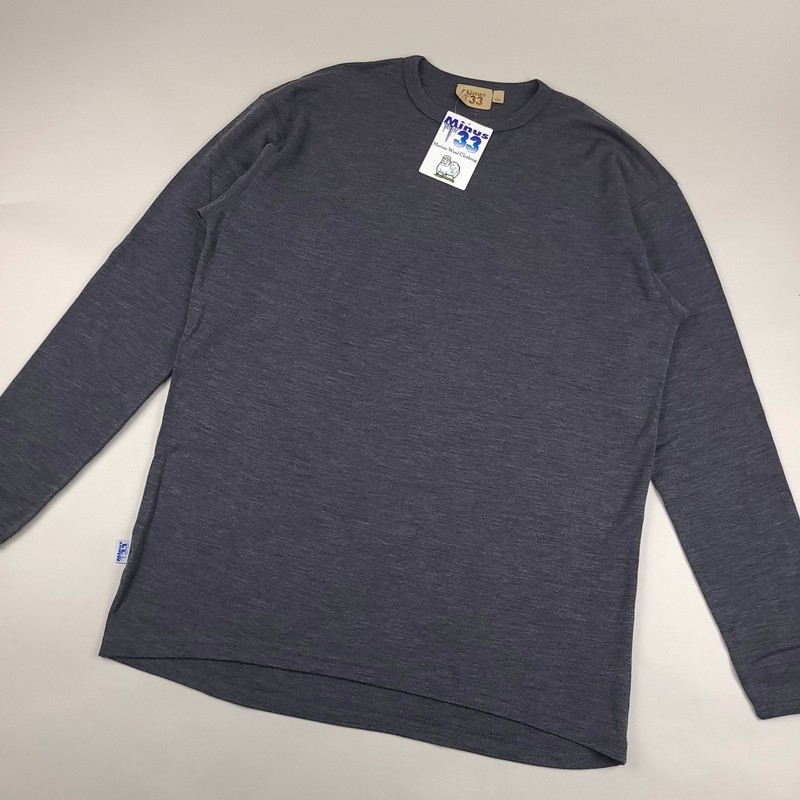 Minus33 Shirt Mens 2XL Gray Merino Wool Long Sleeve Baselayer Gorpcore gallery