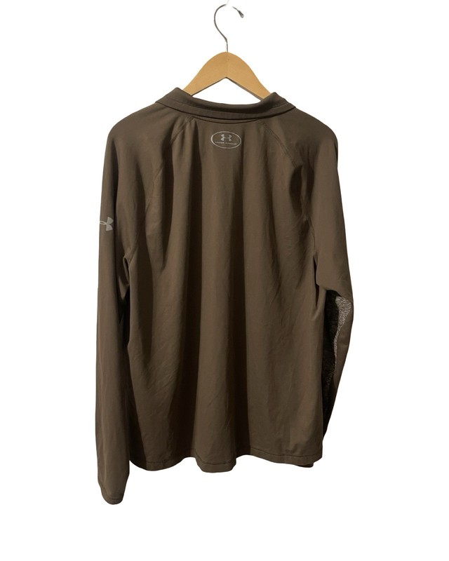 Under Armour SEC Basketball Quarter Zip Pullover Men’s LG Brown Performance gallery
