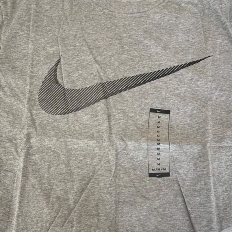 Nike Dri-FIT The Nike Tee M Gray Regular Fit Lightweight Crew Neck Short Sleeve gallery