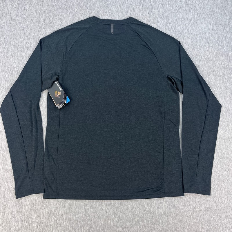 Black Diamond Lightwire LS Tech Tee Mens M Black Base Layer Stretch Mesh NEW $89 gallery