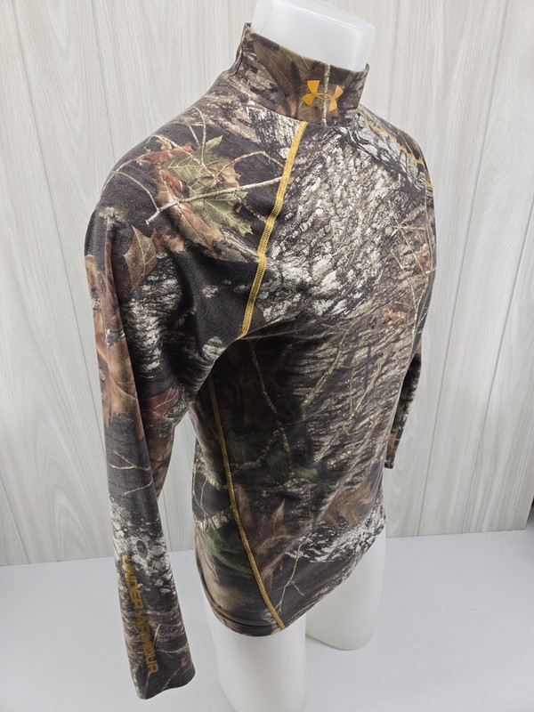 Under Armour Cold Gear Long Sleeve Pullover Shirt Men's XL Camouflage gallery