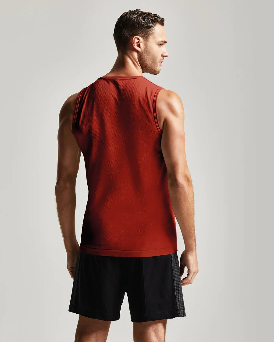 ATHLETIC COMFORT POMPEA RUST TANK TOP - L - ANATOMIC NO STRESS BRICK gallery