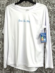 Men’s Vapor Apparel Shirt M Medium White Long Sleeve UFP 50 Sun Protection New