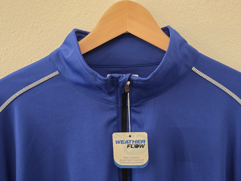 Grand Slam Performance Tech Pullover Men's XL 50 Blue UPF Golf Sportswear $65 gallery
