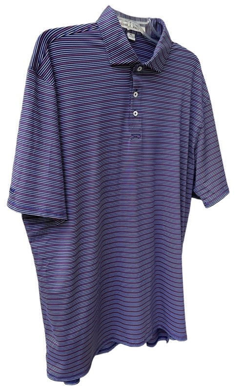 Holderness & Bourne Tailored The Sands Cavalier Striped Golf Polo Shirt Men XL gallery