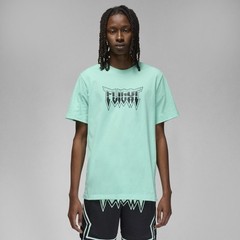 New Jordan Brand Men’s Fight T-Shirt FN6023-349 Skull Emerald Men’s