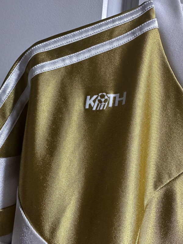 Kith x adidas Match Gold Soccer Jersey Size: L - Used - Great Condition gallery