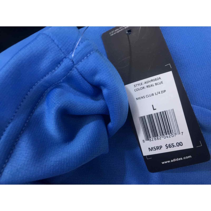 Adidas Equipment Golf 1/4 zip Pullover Baby Blue L New ADVR0824 gallery