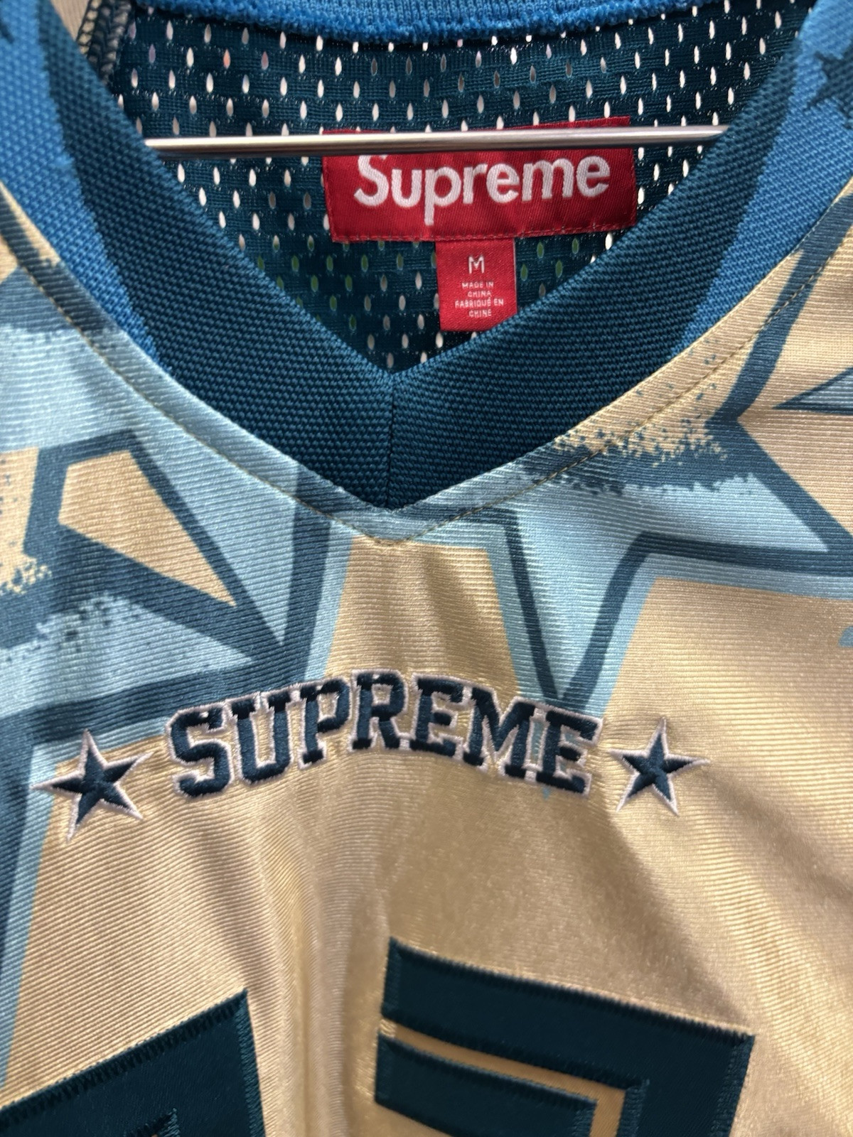 Supreme Stars Football Jersey Black Royal Orange Gold 4colors 25SS gallery