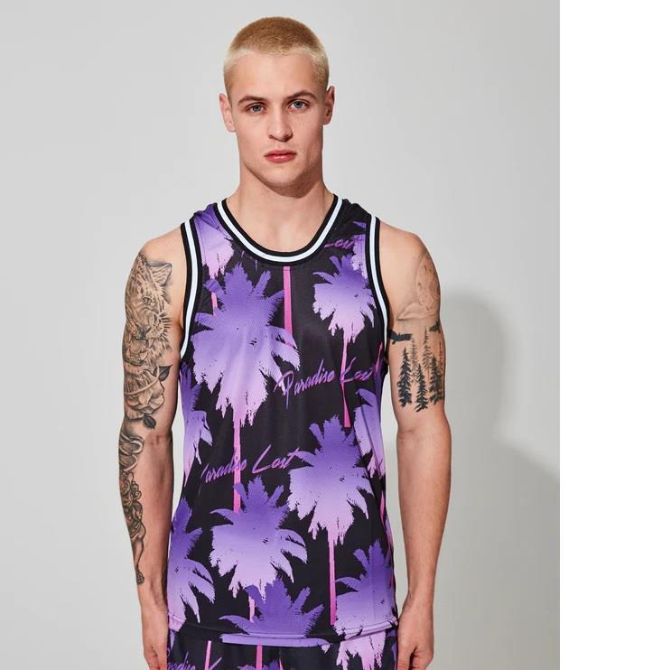 Men's WeSC Paradise Lost Regular-Fit Graphic Basketball Tank Size Med Lar XL NWT