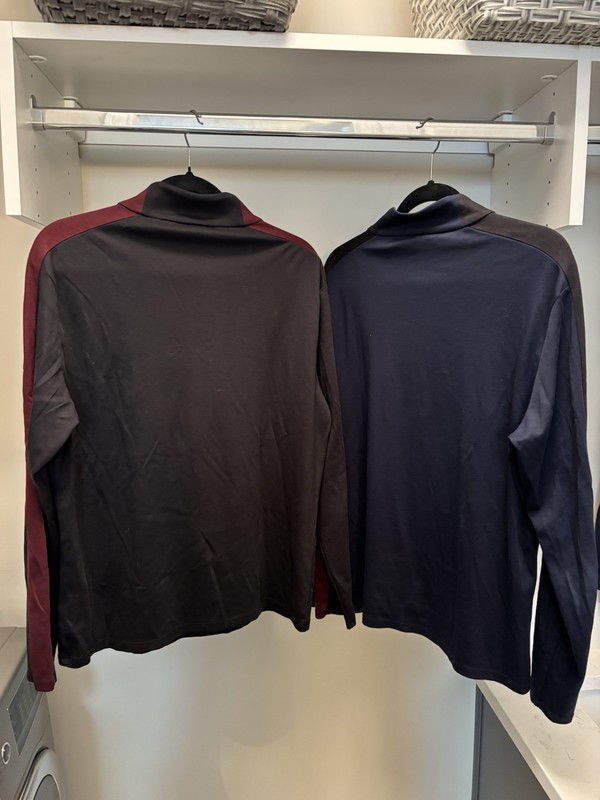 Two (2) Murano Liquid Luxury 1/4 Zips - Slim Fit Large gallery