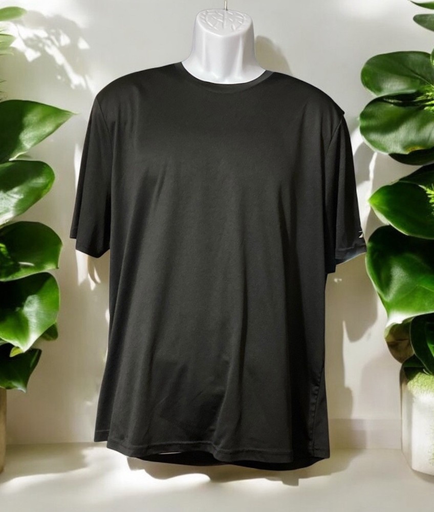 Men’s Pro Player Black Polyester Dri-Fit Short Sleeve Pullover T-Shirt Sz XL
