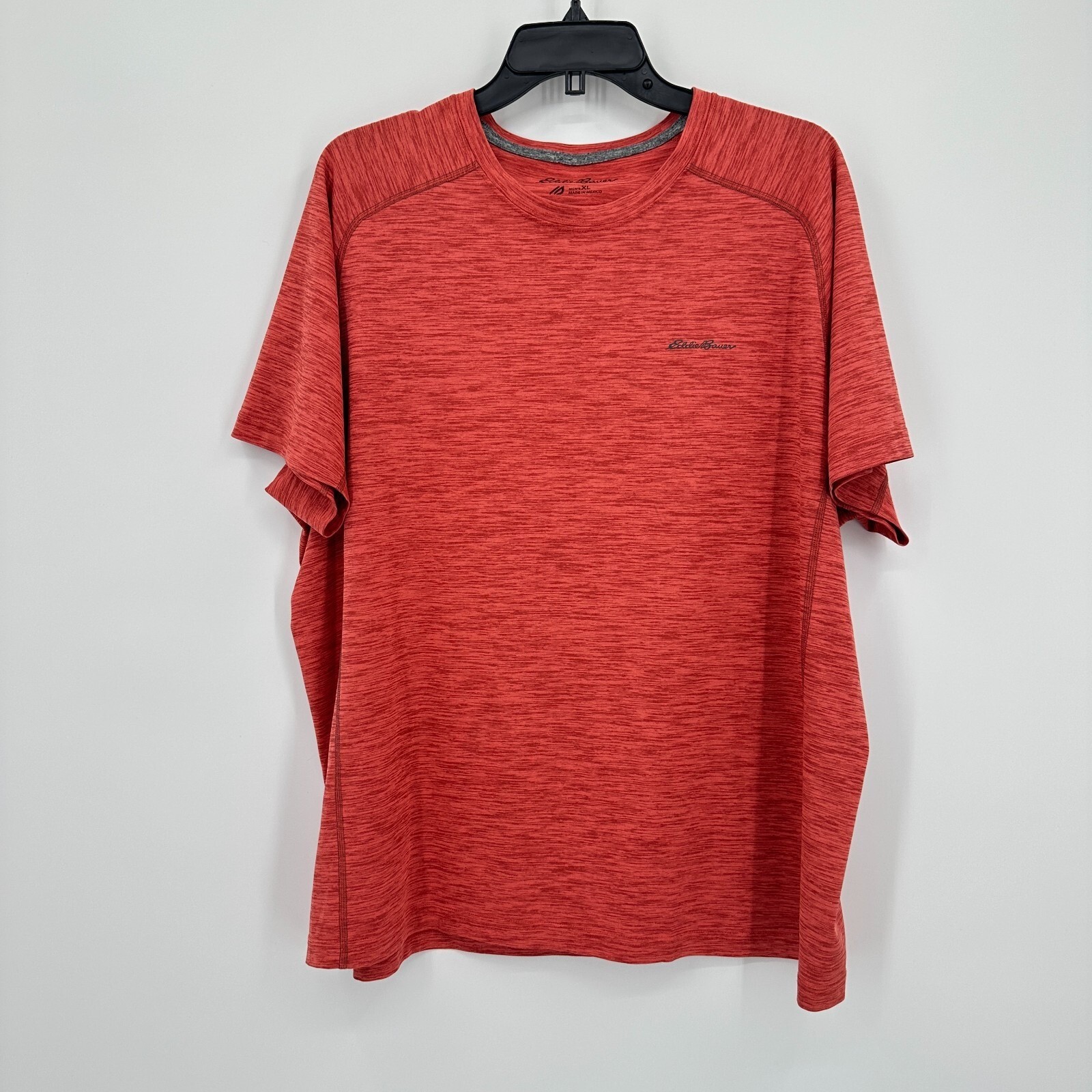 Eddie Bauer Activewear Shirt Mens XL Orange Heather FreeDry Running Training gallery