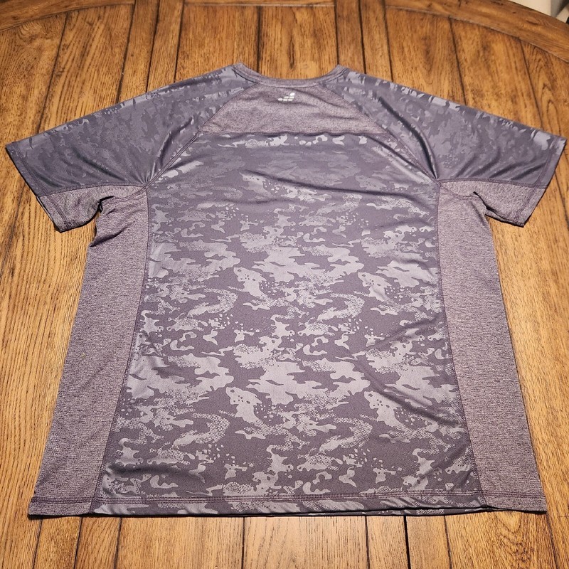 BCG Tru-Wick Gray Grey Silky Athletic Sports Camoflauge Shirt Mens (2XL) gallery