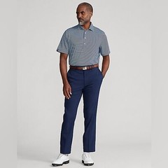 RLX Ralph Lauren Performance Golf Blue/White Striped Mens Polo – Size M