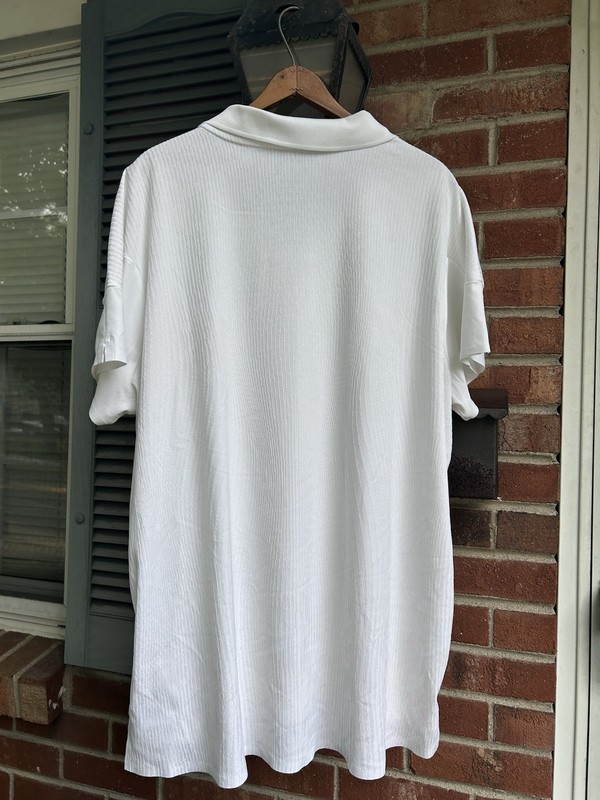 Men’s Nike Court Slam Ultimate Dri-FIT ADV Tennis Stretch White Polo Shirt 2XL gallery