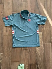 Uniqlo Novak Australian Open 2020 Kei Nishikori Tennis Polo Shirt Men’s Small M