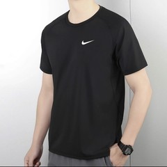 Nike T-Shirts Dri-Fit Athletic for Men Crew Neck Short Sleeve T-Shirt