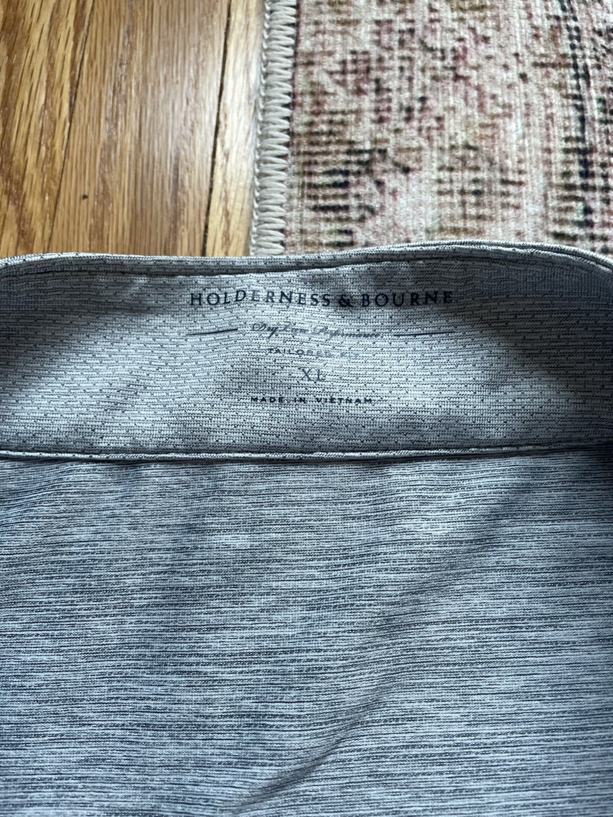 Holderness & Bourne Golf Quarter Zip Performance XL Dry Lux, Signature Fit gallery