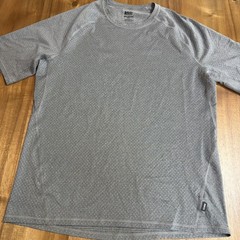 REI Co-op Mens M Lightweight Base Layer Performance Crew T-Shirt Gray Perforated