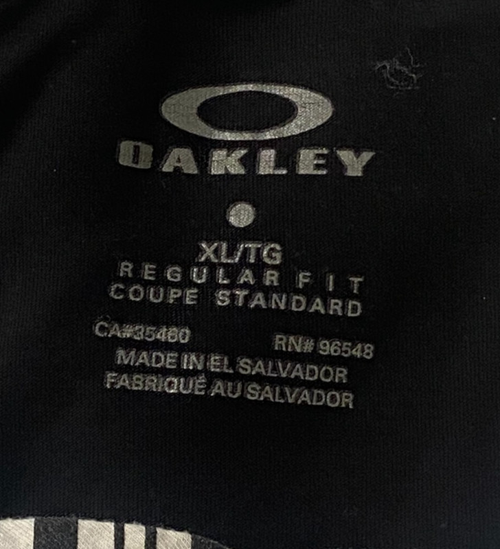 Vintage Y2K Oakley Software LW Technical Hoodie Shirt XL Raglan 90s Gorpcore gallery