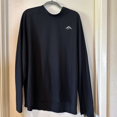 3XL Nike Trail Waffle Knit Long Sleeve Dri-Fit Shirt Black Men