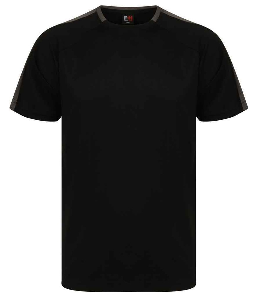 Finden & Hales Unisex Raglan Sleeve Breathable Polyester Contrast Team T Shirt