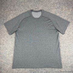 Lululemon Metal Vent Tech Short Sleeve 2.0 Anchor White Light Cast Men 2XL XXL