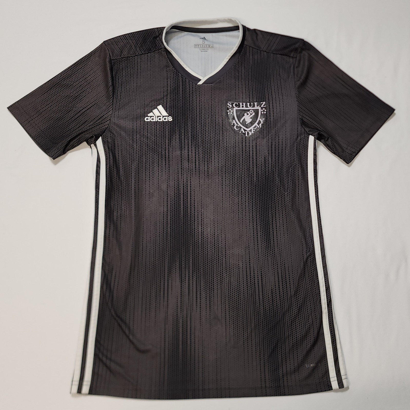 Adidas Climalite Men Schulz Academy International Soccer Program Gray Jersey #8 gallery