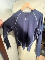 Dark Blue XL Under Armour Long Sleeve Compression Shirt