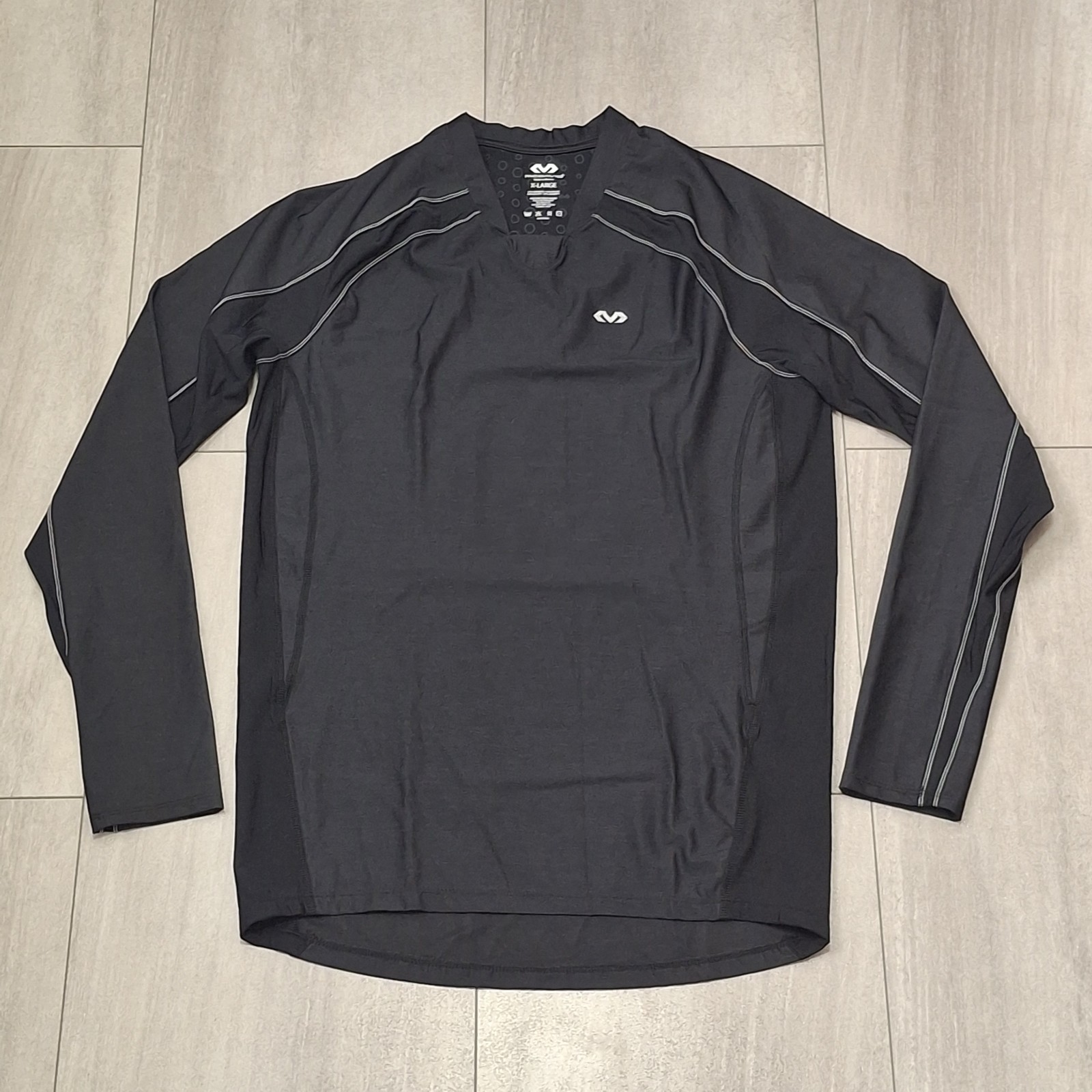 MCDAVID Black Compression Long Sleeve Top Size XL gallery